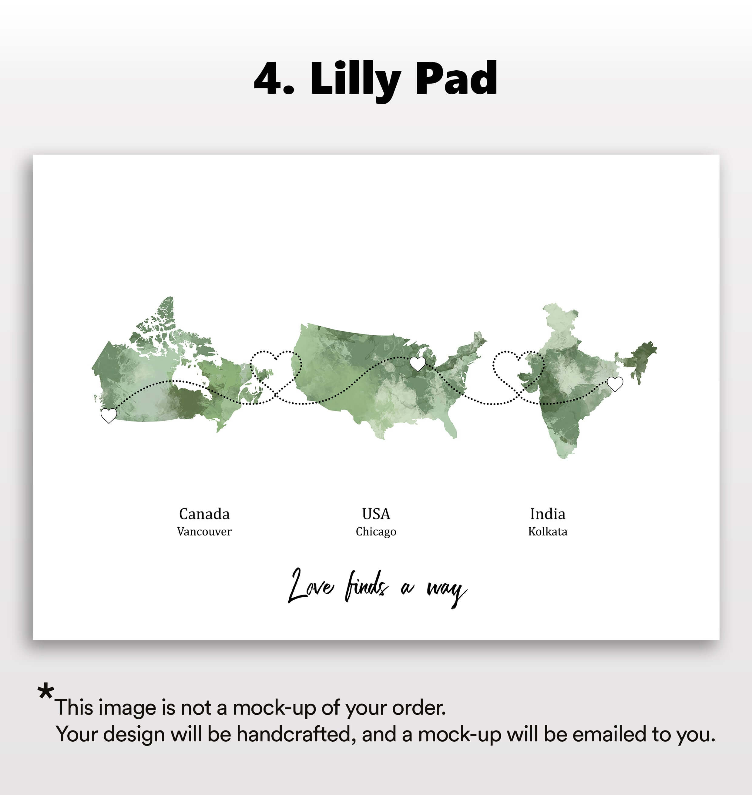Personalised Three Location Print 2.0 - Custom Line (Digital File Only)