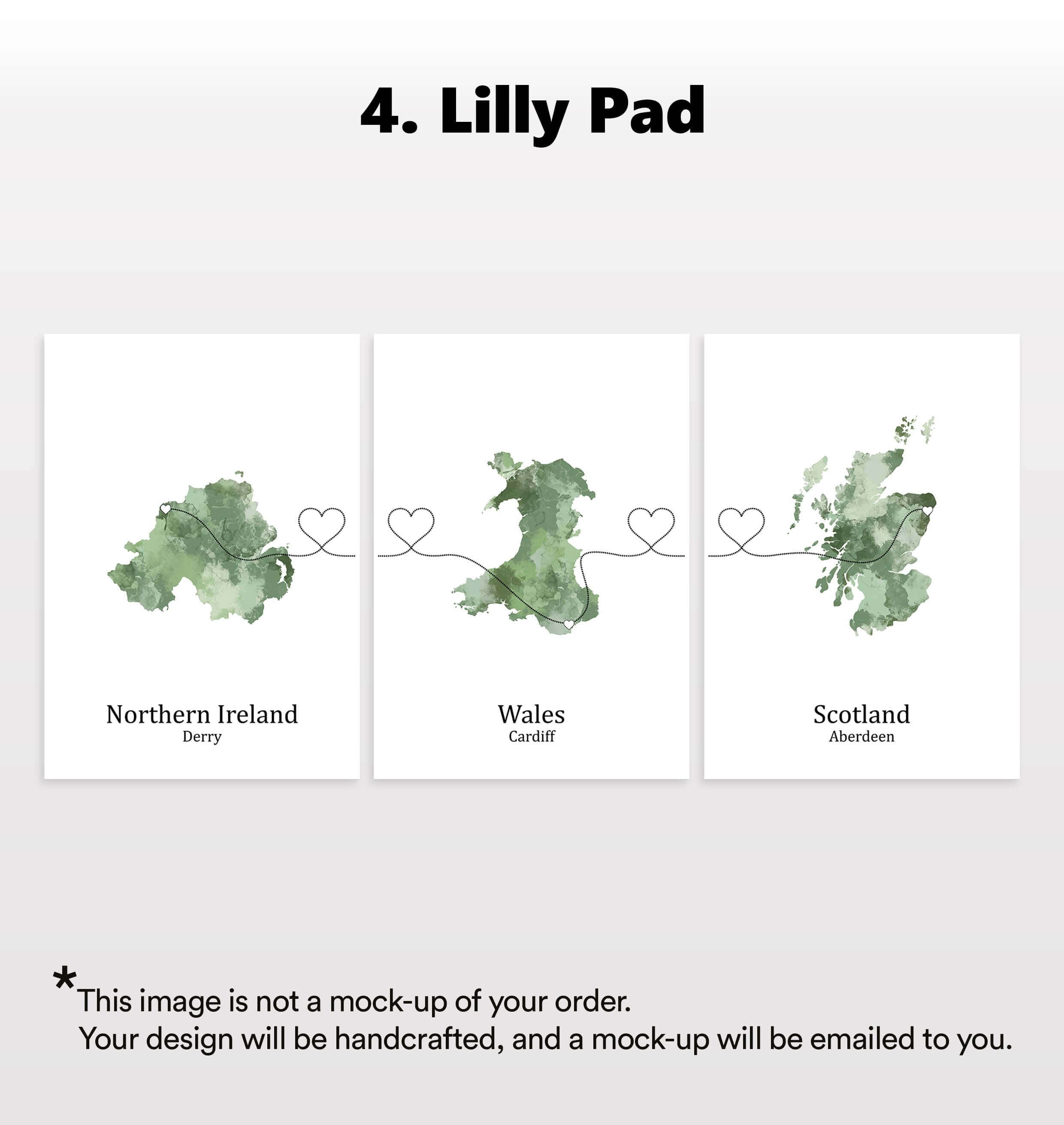 Personalised Three Location Prints 2.0 - Custom Line