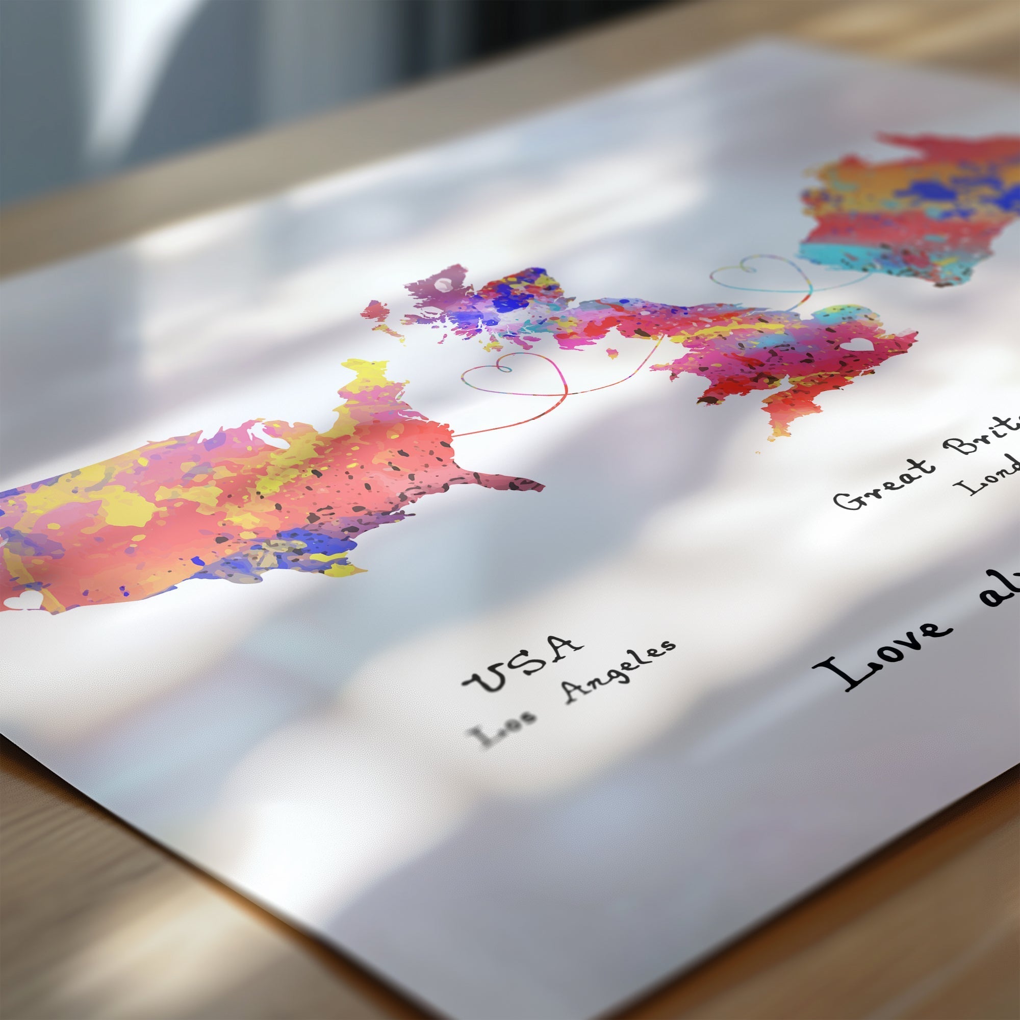 Personalised Three Location Print