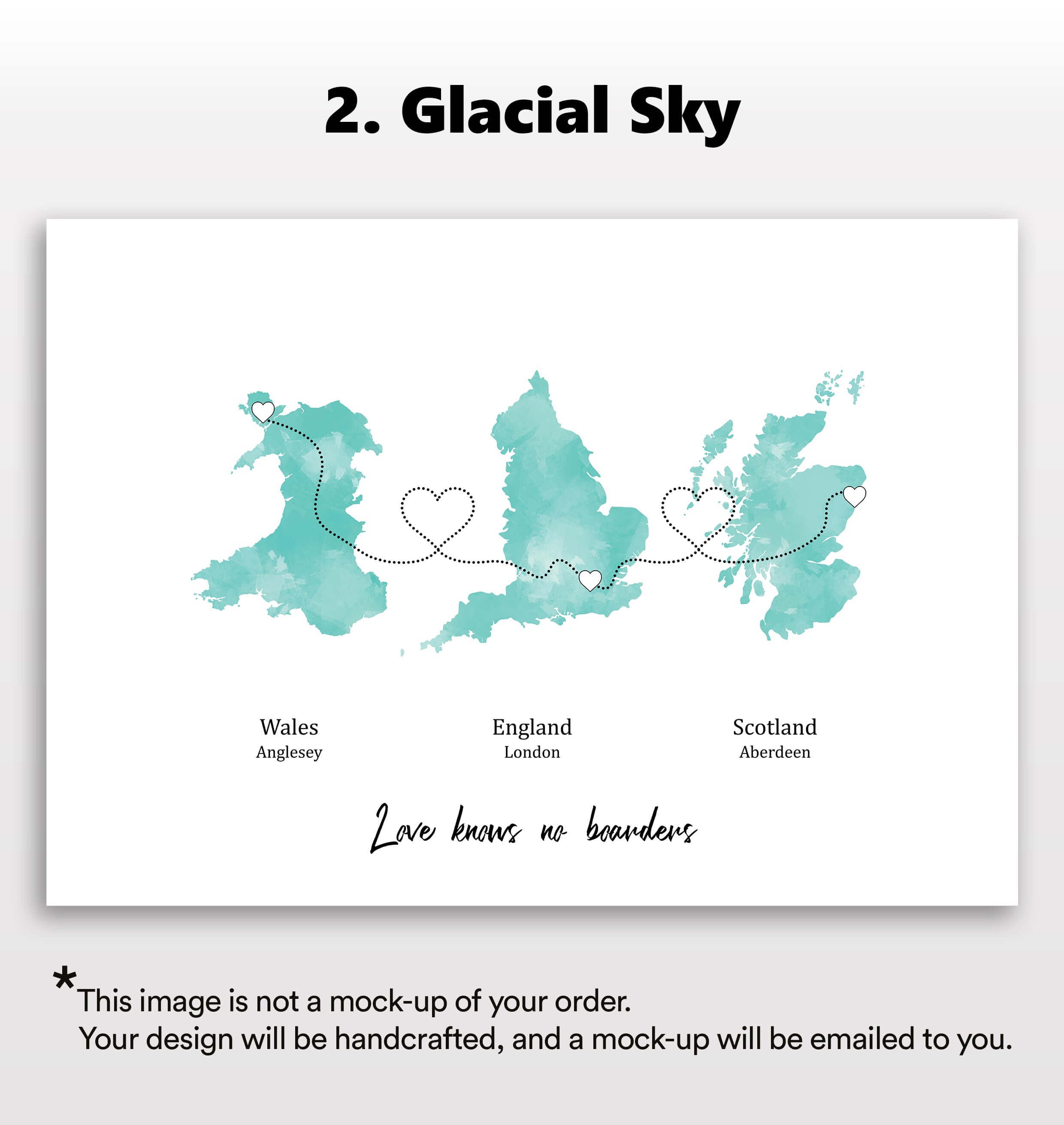 Personalised Three Location Print 2.0 - Custom Line (Digital File Only)