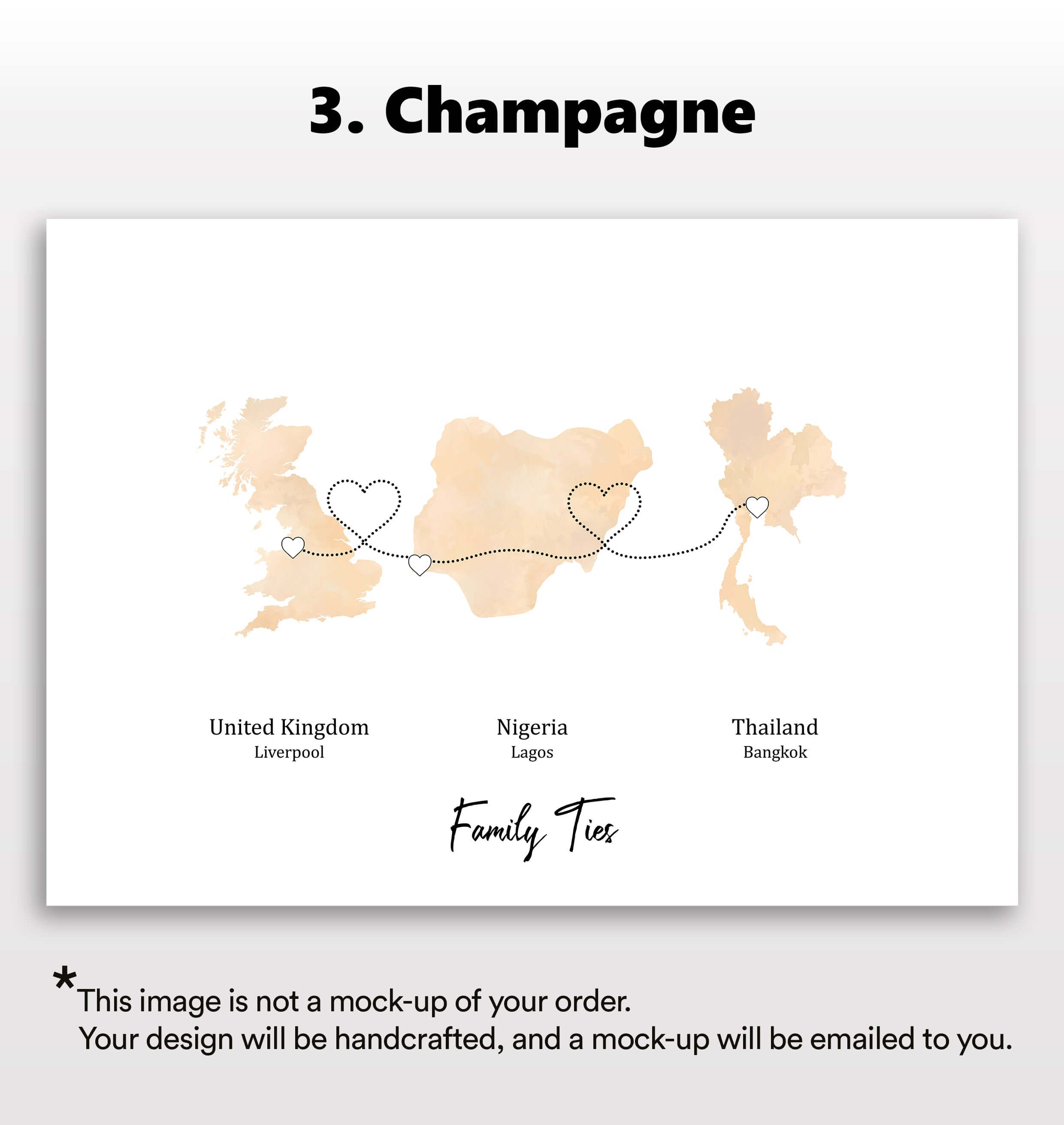 Personalised Three Location Print 2.0 - Custom Line