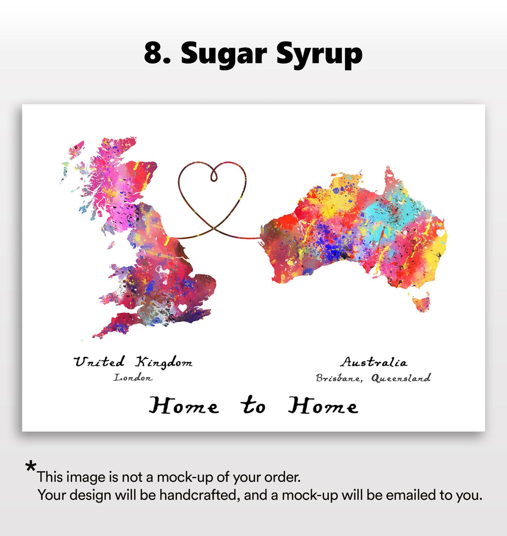 Personalised two location Print