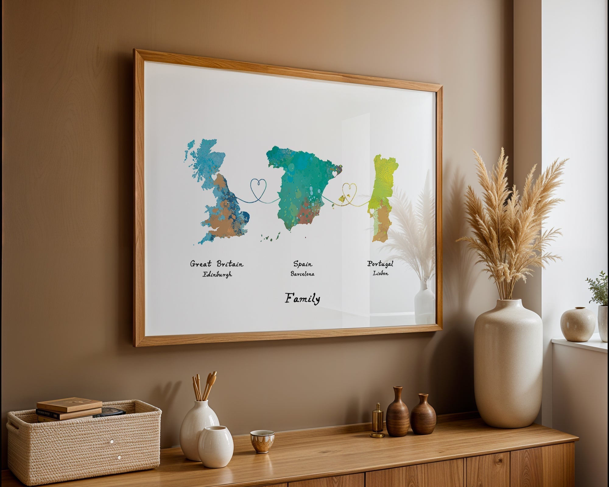 Personalised Three Location Print